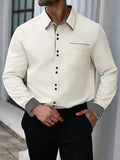 URBAN CART Article 2503 White Classic Cotton Shirt