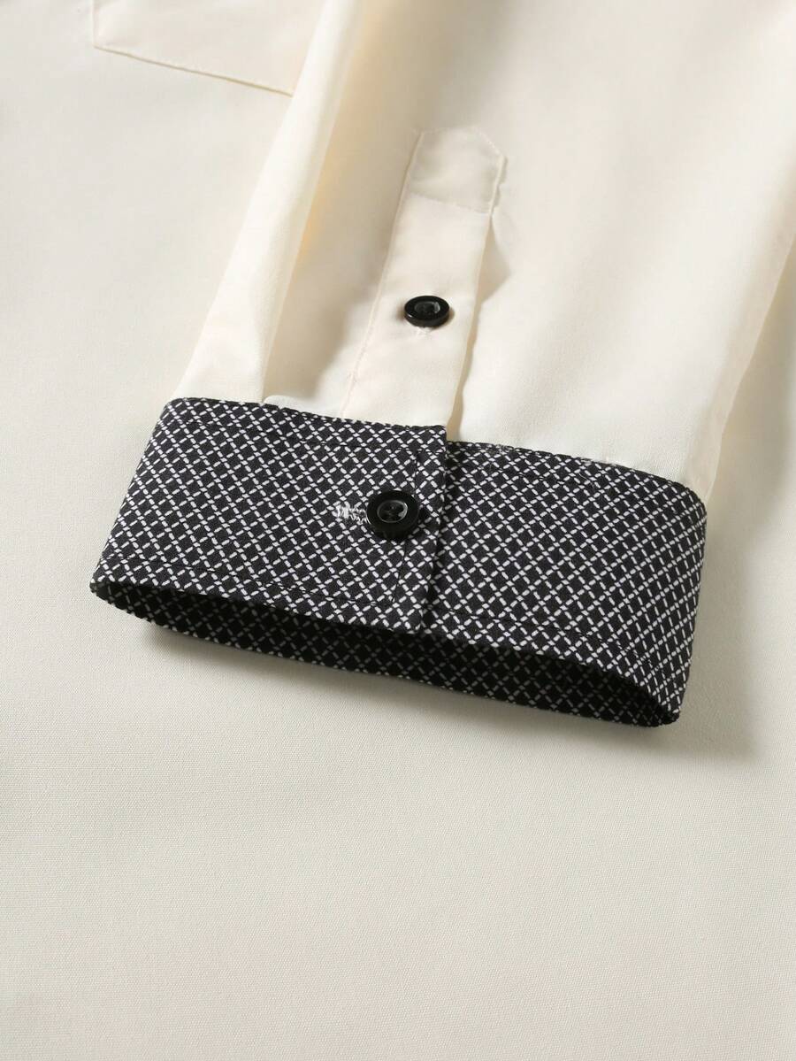URBAN CART Article 2503 White Classic Cotton Shirt