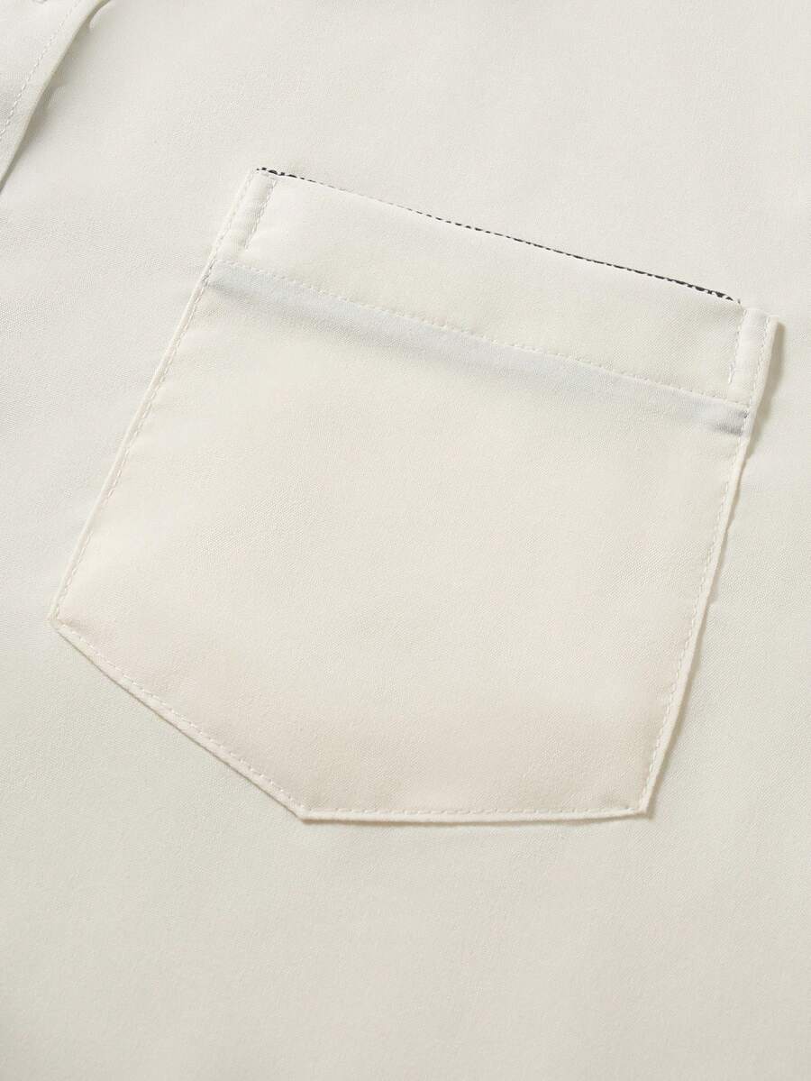 URBAN CART Article 2503 White Classic Cotton Shirt